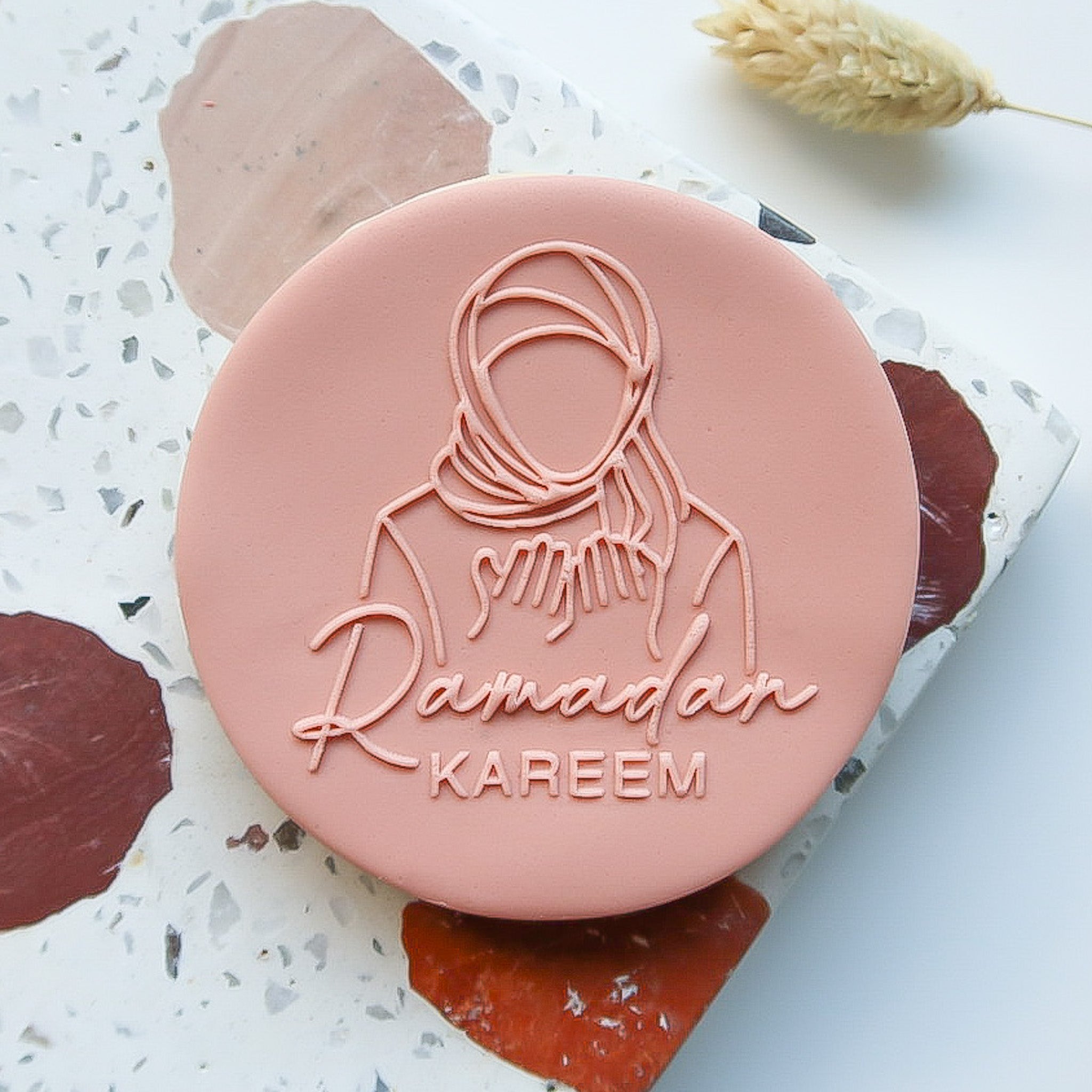 Ramadan Kareem Hijab - Reverse Stamp