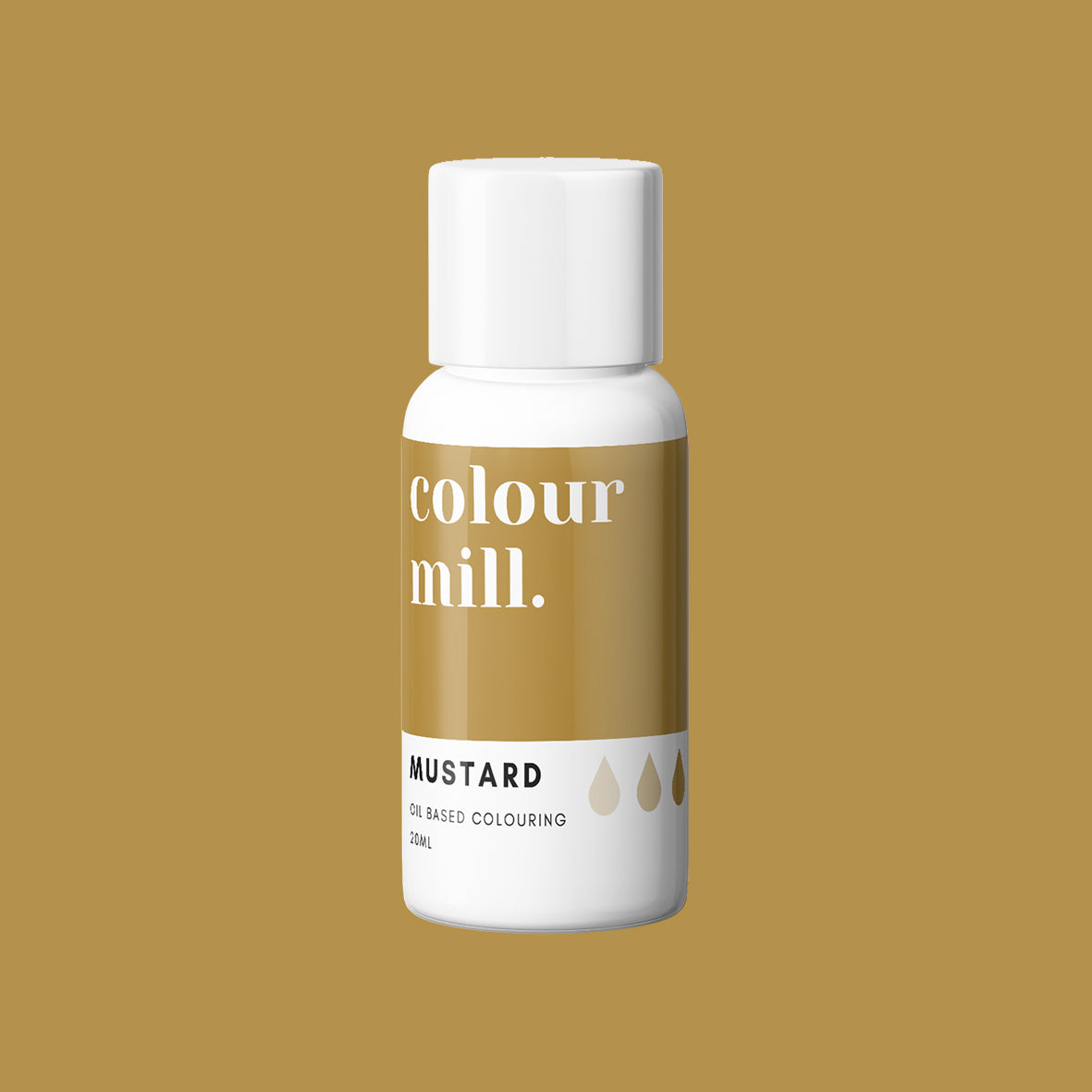 MUSTARD oil based concentrated icing colouring 20ml