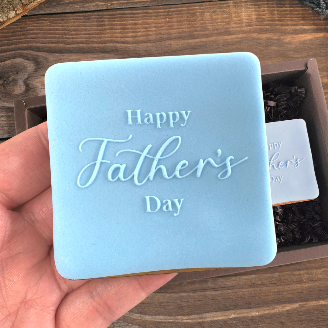 Happy Fathers Day - Reverse Stamp