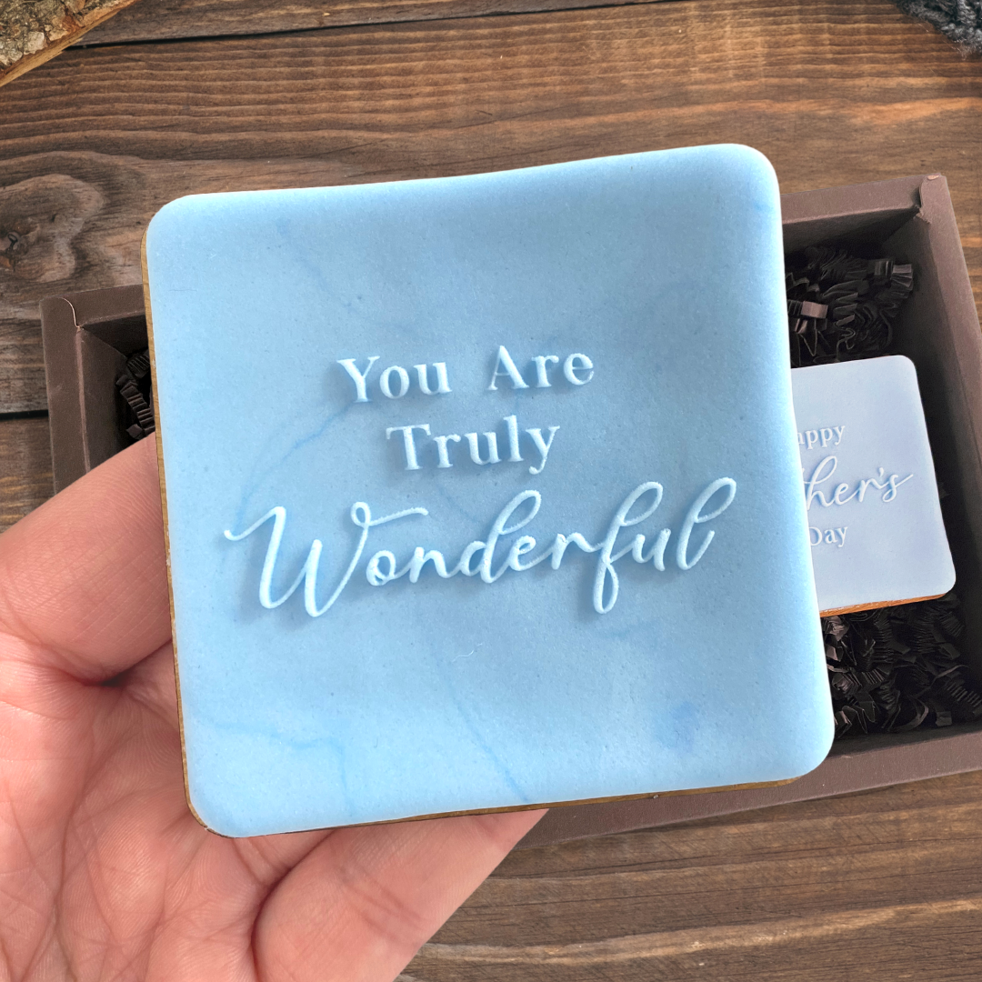 You Are Truly Wonderful - Reverse Stamp