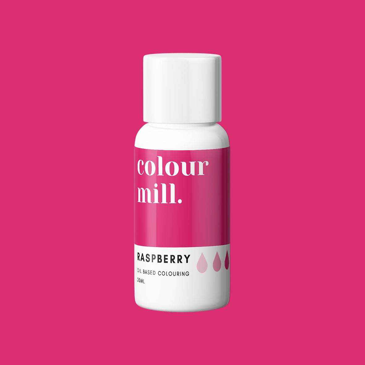 RASPBERRY oil based concentrated icing colouring 20ml