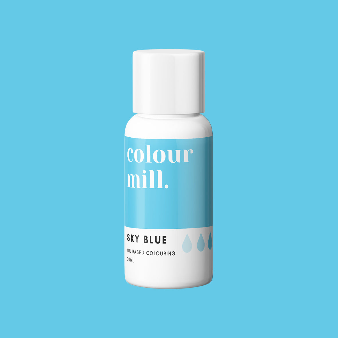 SKY BLUE oil based concentrated icing colouring 20ml