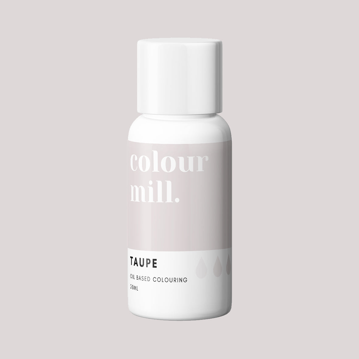 TAUPE oil based concentrated icing colouring 20ml