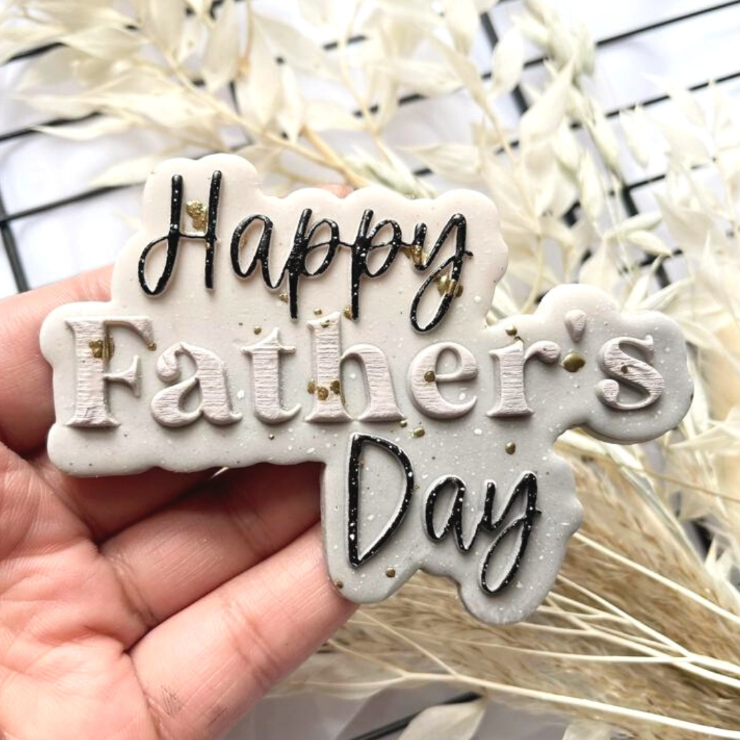 Happy Father's Day - Reverse Stamp & Cutter Set