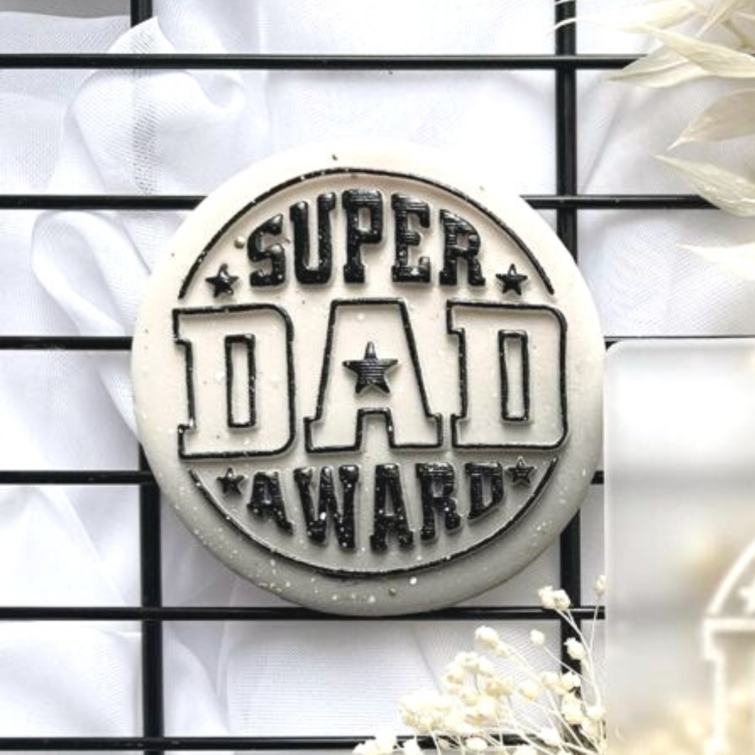 Superdad Award - Reverse Stamp