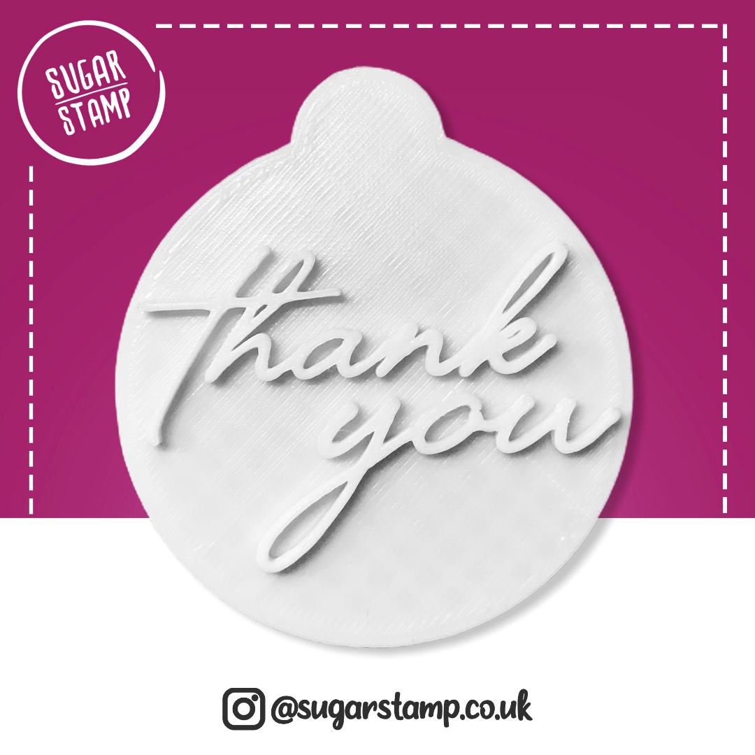 Thank You (Style 2) - Embosser Stamp
