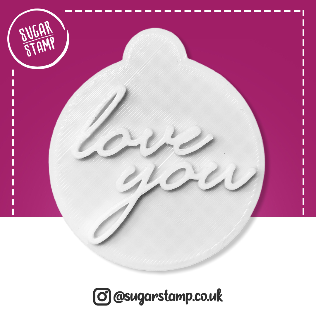 Love You - Embosser Stamp