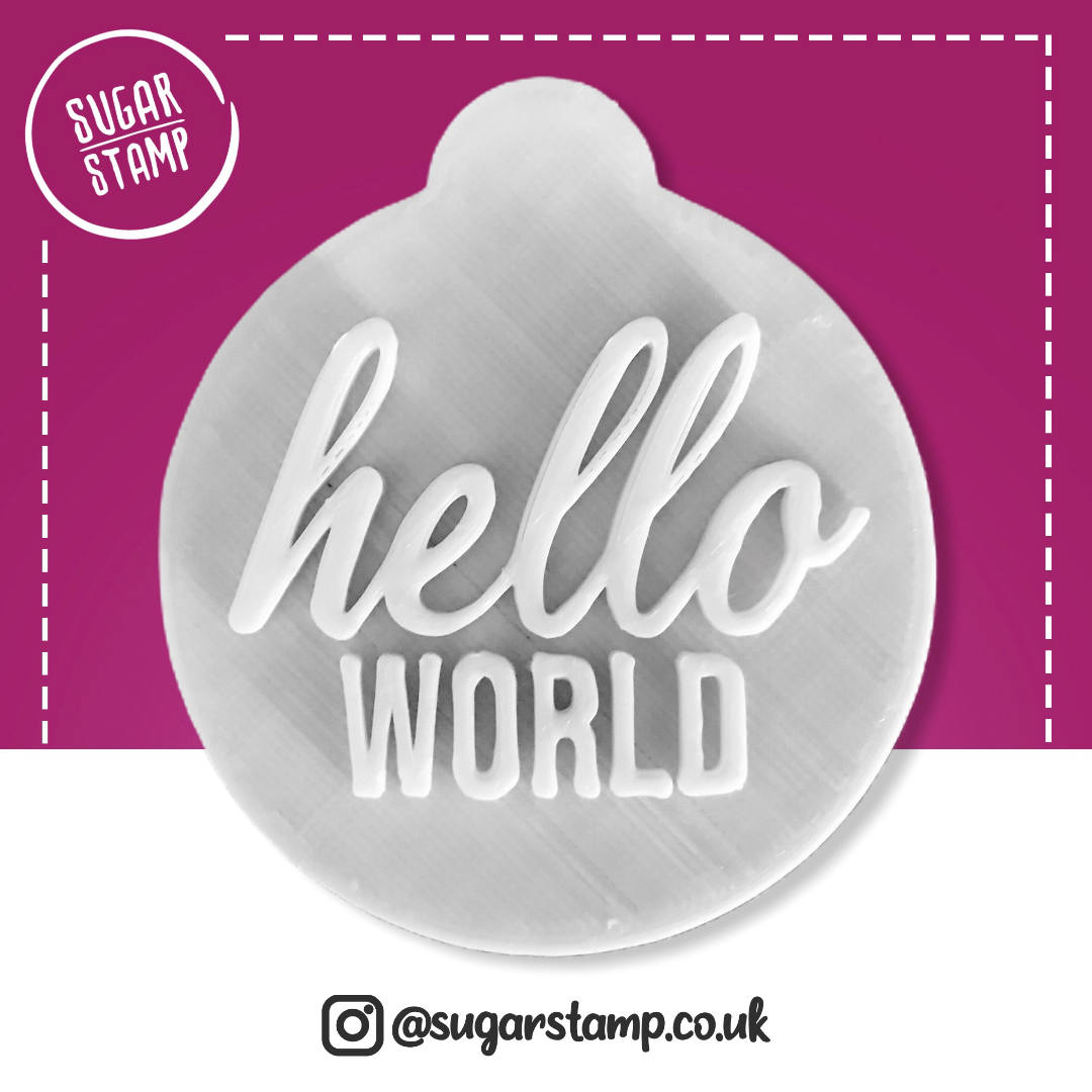 Hello World - Embosser Stamp