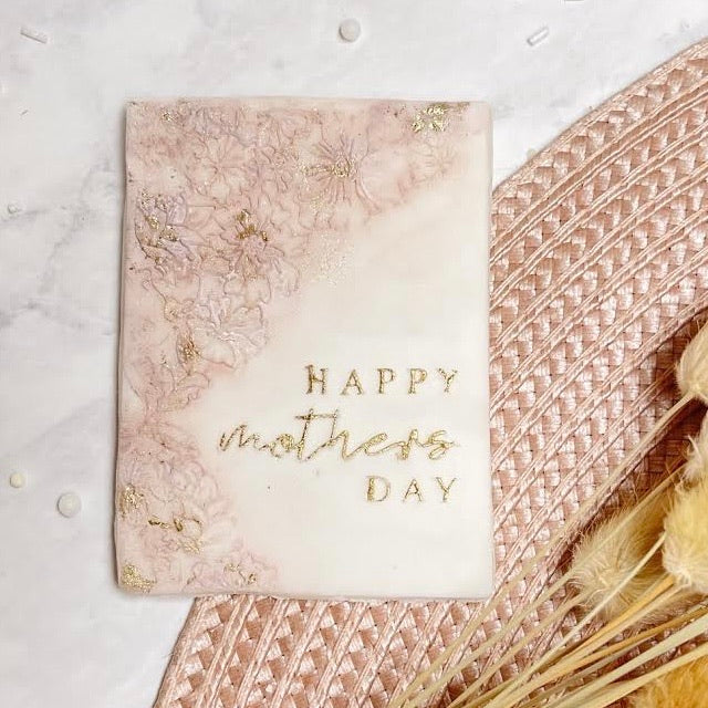 Floral Happy Mothers Day - Cut & Stamp