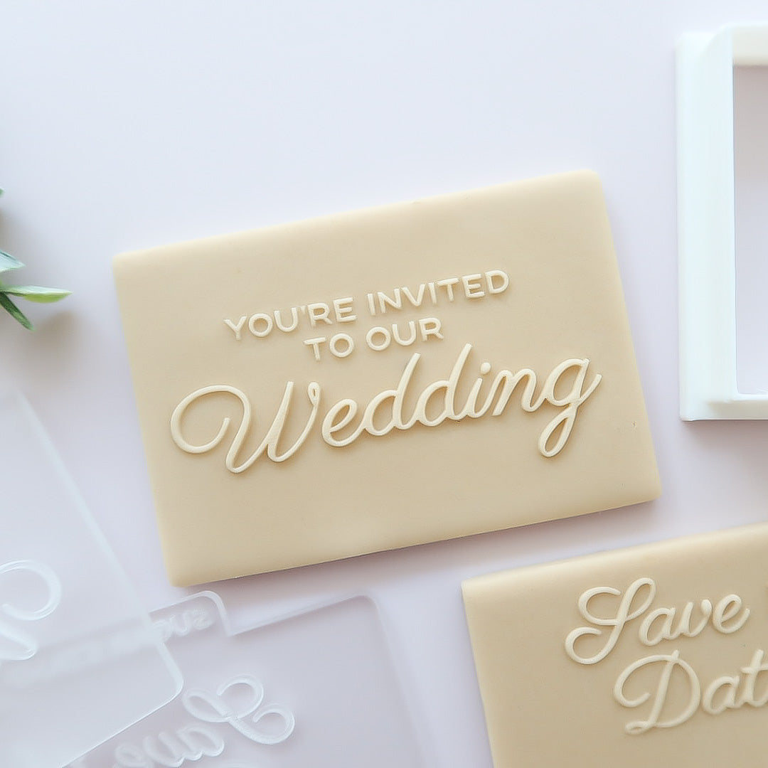 You're Invited To Our Wedding Embosser