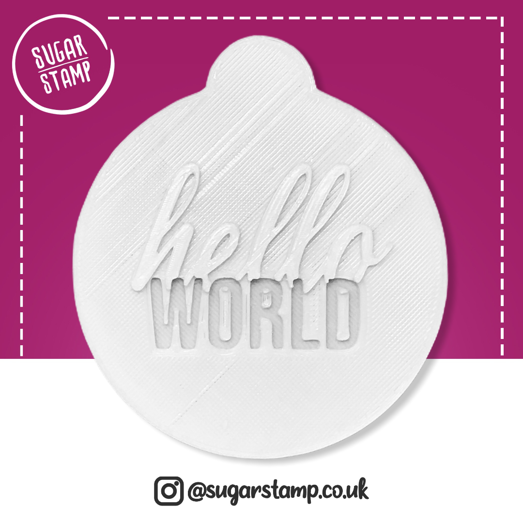 Hello World - 2-Way Stamp
