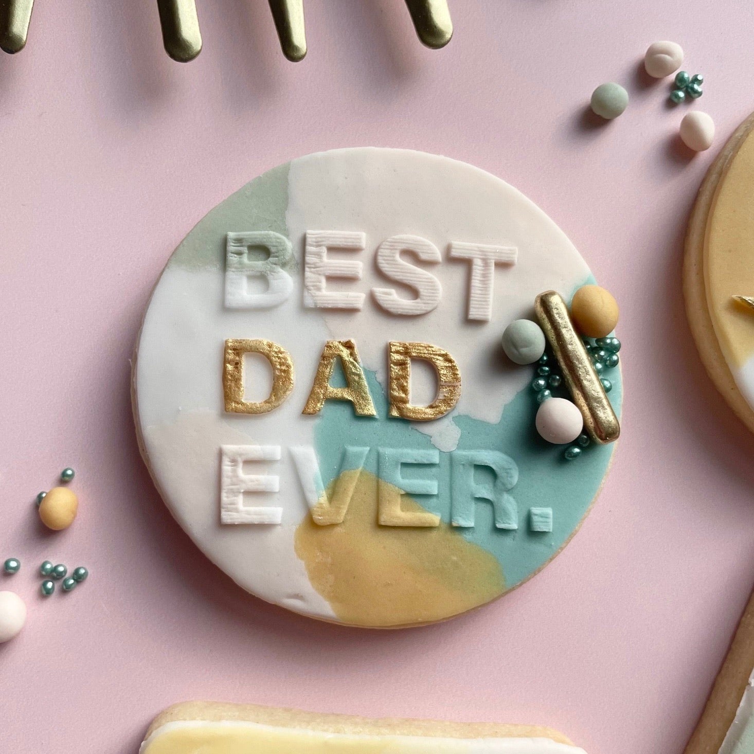Best Dad Ever (Bold) - Reverse Stamp