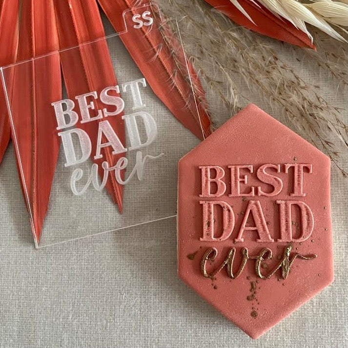 Best Dad Ever - Reverse Stamp