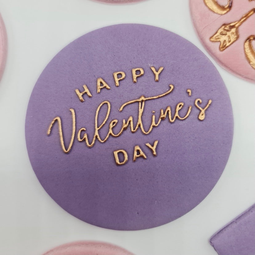 Happy Valentine's Day - Reverse Stamp