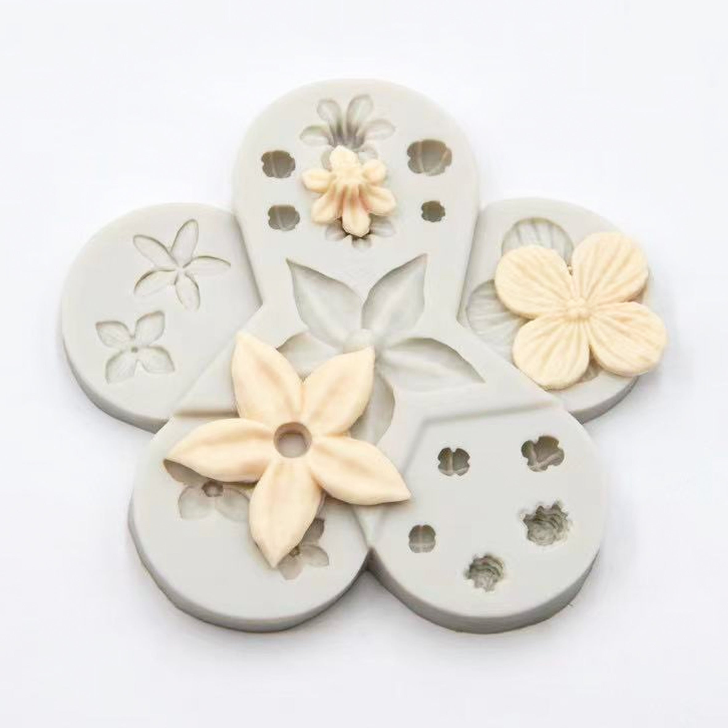 Floral Shapes Silicone Mould