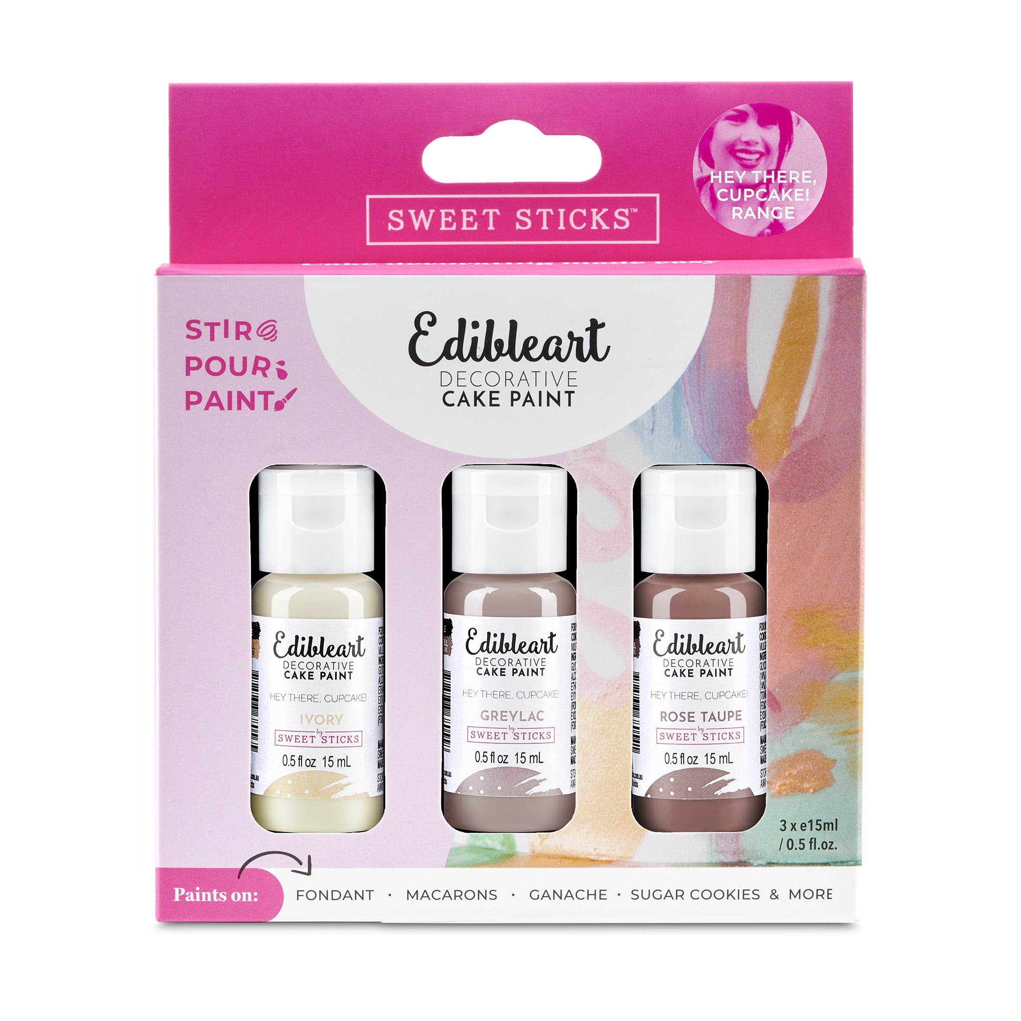 Sweet Sticks - Hey There Cupcake Pack (x3 Bottles)